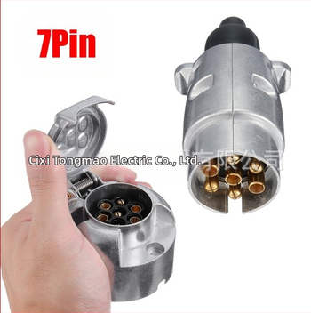 TM3004 TM3012 Διασυνδετήρας ρυμουλκούμενου από κράμα αλουμινίου, 7-πολικός υποδοχέας, σετ