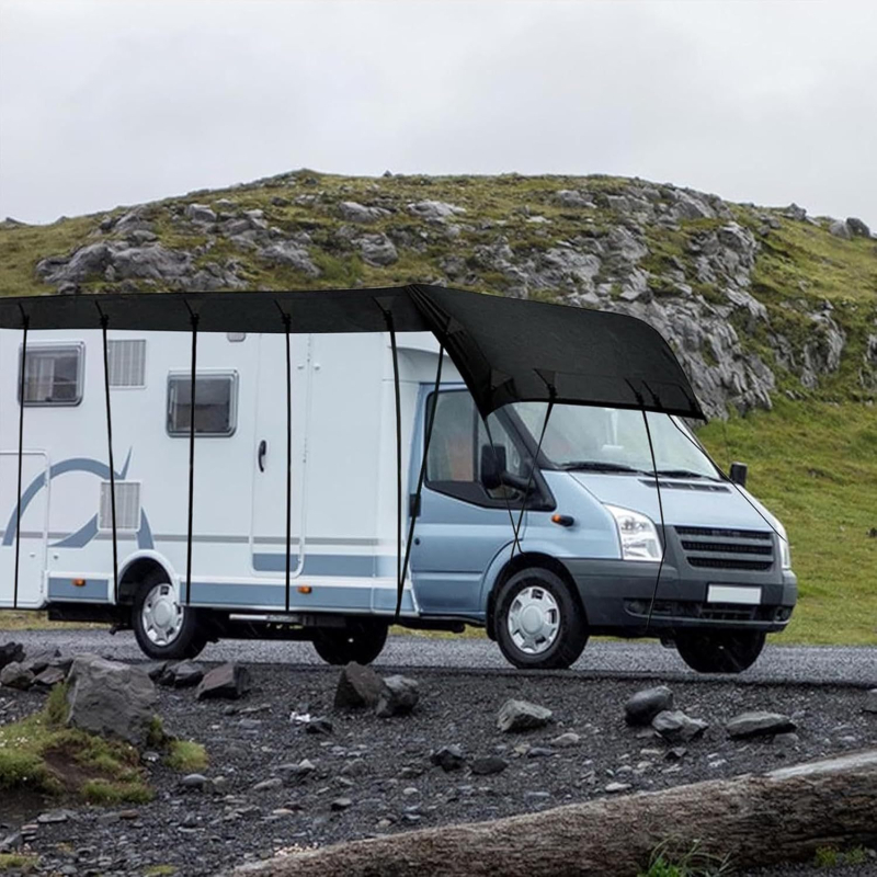 RV stogo dangtis – 210D Oxford audinys, saulės apsauga, atsparus plyšimui