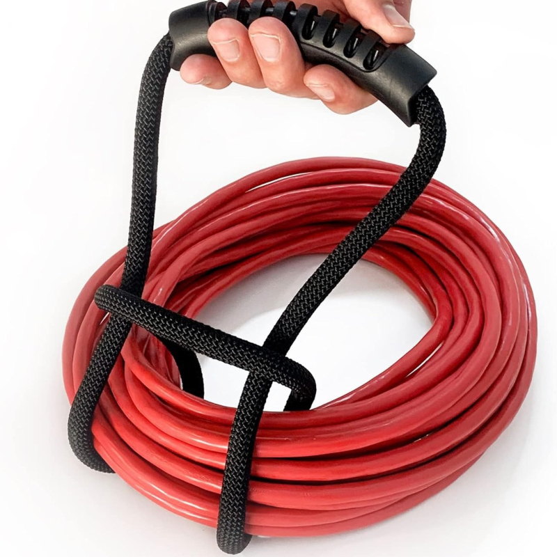 Pojas za pohranu vodovodnih cijevi, zidni organizator crijeva, plastično kućište i nehrđajući navijač, ručna ugradnja