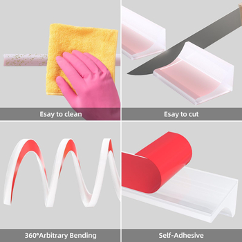 Lenta za zadržavanje vode na kuhinjskoj radnoj površini - TPE silikon, prilagodljivo obrada, moderan minimalistički stil, Han zhen rubber & plastic