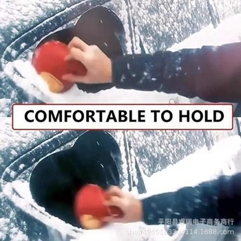 Ξύστρα πάγου για παρμπρίζ αυτοκινήτου με βούρτσα και χωνί καυσίμου • Υλικό: PP • Τύπος: Scraper • Μάρκα: Άλλη