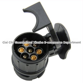 Адаптер за електрически щепсел: 13-ядрен към 7-пинов конектор за европейски стил ремарке и офроуд превозно средство (Марка: Без марка; Частни марки: Няма; Брой в кутия: 100)