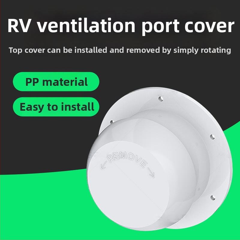 Yu Mu SFPV1-01 покривен RV вентил за изпускане на въздуха с гъбовидна глава и капак против дъжд, PP