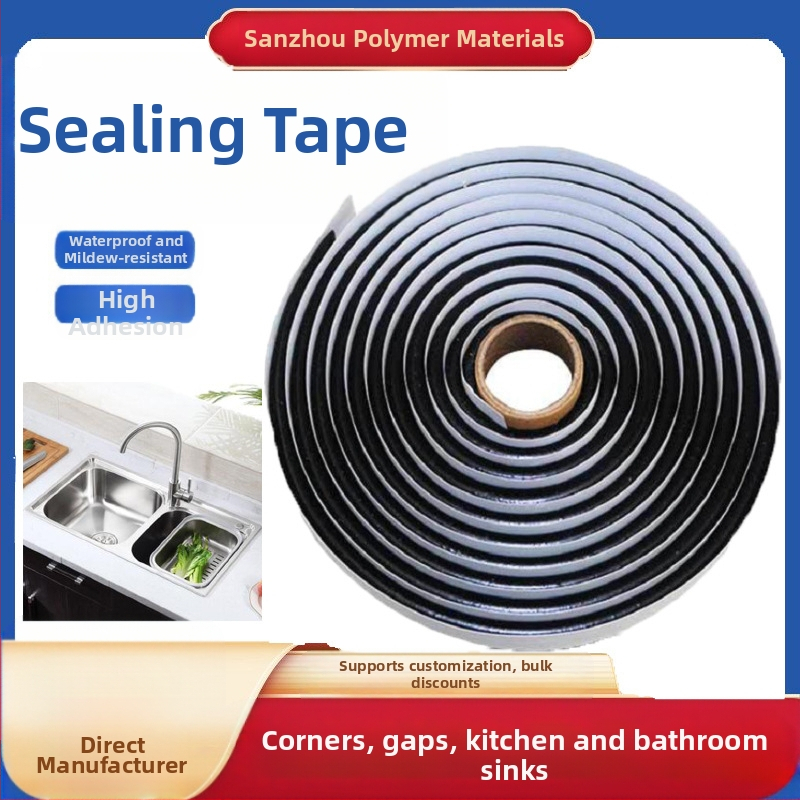 Inphic Ταινία Butyl για Στεγανοποίηση Γωνίας σε Κουζίνα και Μπάνιο, Διπλής Όψεις, Κόλλα από Butyl Rubber, Αδιάβροχη και Ανθεκτική στη Μούχλα, Υψηλή Ιξωδος, Εύκολη Εφαρμογή