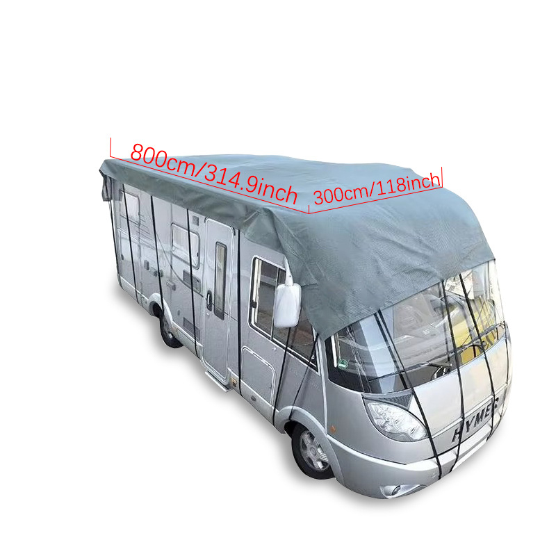 Покривен калъф за кемпер — полиестер, модерен минималистичен стил, калъф за автомобил