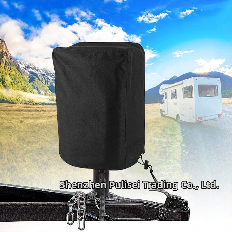 RV priekabos kilinčios apsauginis dangtis | Oxford audinys | Modelis HYM128 | Dulkių atsparumas | Prisitaikanti apdaila