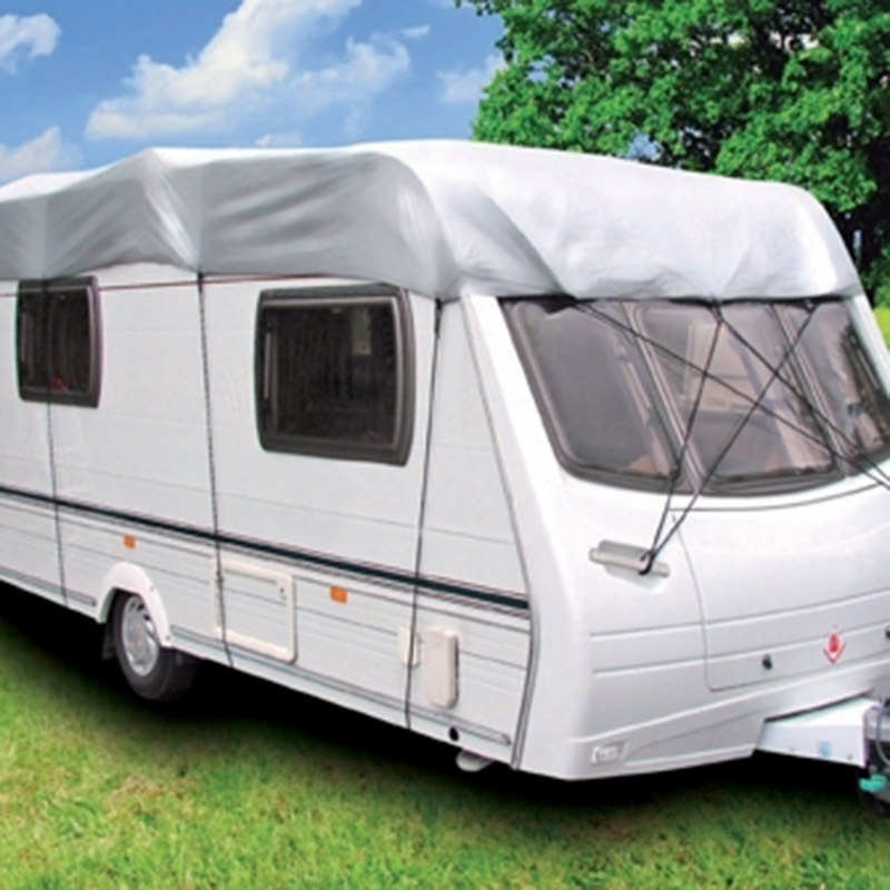 RV stogo gaubtas, netpluoštas, atsparus vandeniui ir kvėpuojantis; tinka RV modeliams; sveria 15 kg; apdorojimo pritaikymas