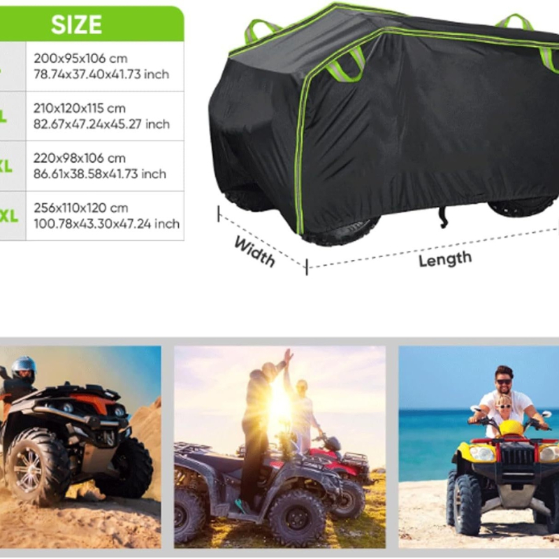 Trijų ratų elektrinio motociklo gaubtas, Oxford audinys, dulkėms atsparus, atsparus vandeniui, UV apsauga, pritaikomasis