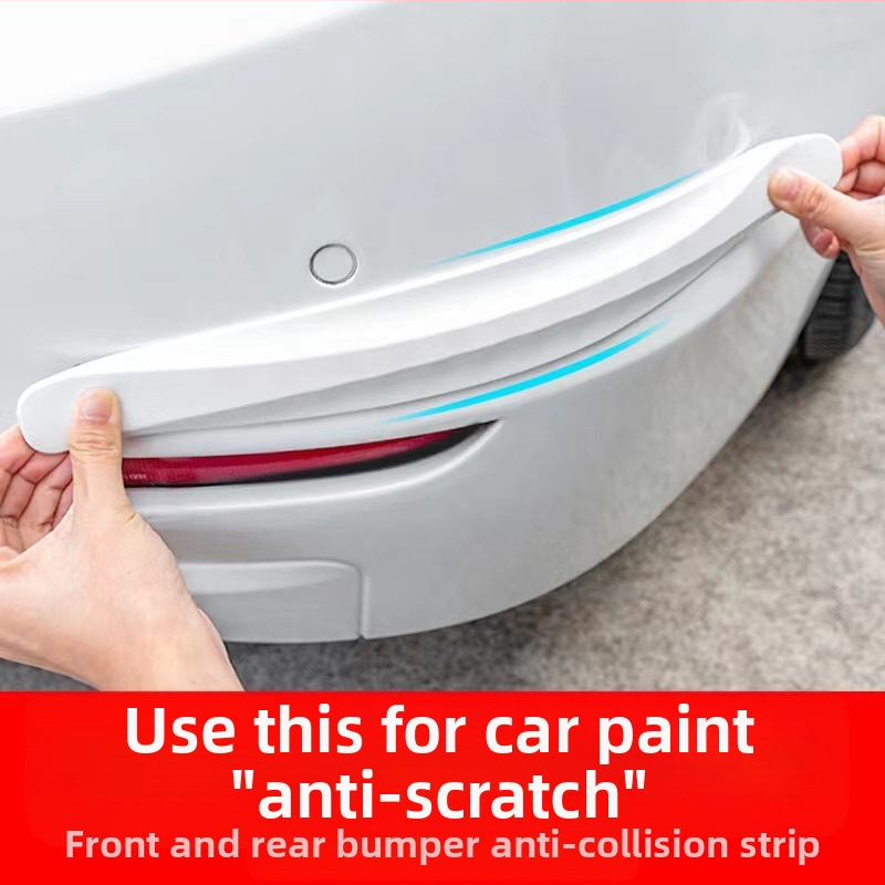 Nanmo pull защитна лента за броня, силикон, за предна и задна броня, модел: Както е показано, съвместим: универсално