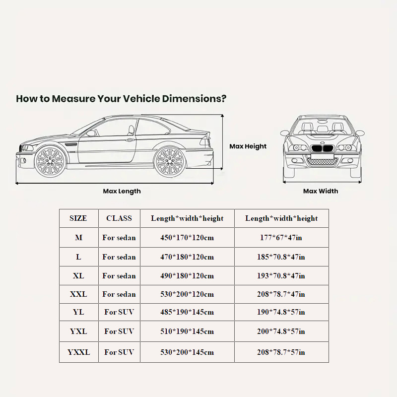 Automobilio dangtis iš Oxford audinio, visiems keturiems metų laikams, vieno sluoksnio, pritaikomas