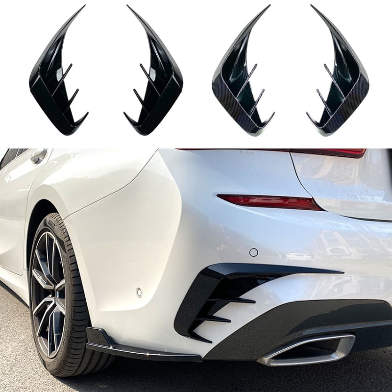 Автомобилен стикер за каросерия за BMW 3 Series G20 (2019-2022) – AMP-Z ABS, стил air knife, двустранна самозалепваща лента, за задни панели