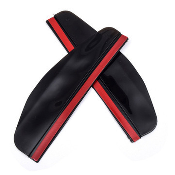 Дъждовен предпазител за огледало за обратно виждане (пакет от две, дебел пластмасов, универсална съвместимост)