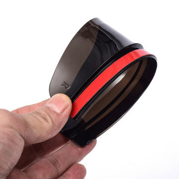 Дъждовен предпазител за огледало за обратно виждане (пакет от две, дебел пластмасов, универсална съвместимост)