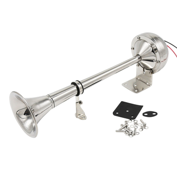 Автомобилна електрическа сирена AS054, 304 неръждаема стомана, 12V, 100W, 125dB