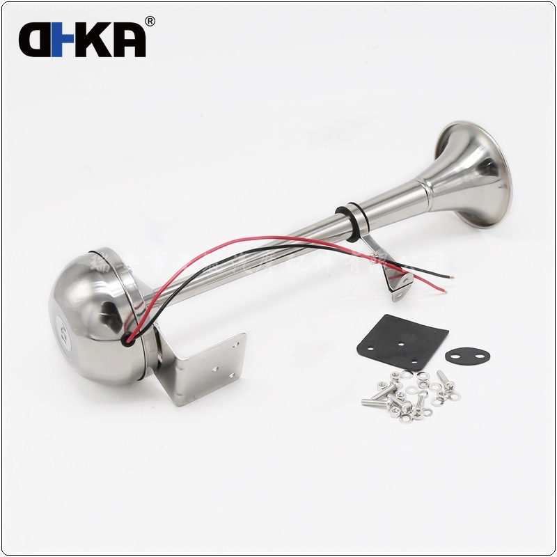 Автомобилна електрическа сирена AS054, 304 неръждаема стомана, 12V, 100W, 125dB