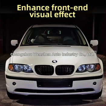 BMW 3‑серия E46 предна решетка — ABS пластмаса, пасва на модели 1997–2004 г., монтаж върху предна броня