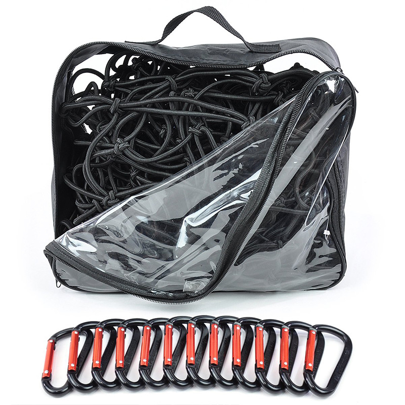 Bendras saugos tinklas pikapams, medžiaga: Tailando latekso šilkas, ištvermė 100, dangtelis su kišene