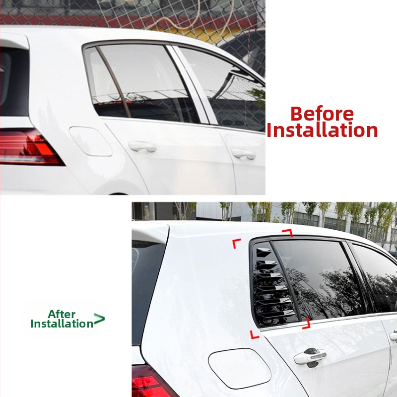 ABS автомобилна наклейка за ламелна щора за Golf MK7/7.5 (13–19) GTI/R – персонализирана обработка