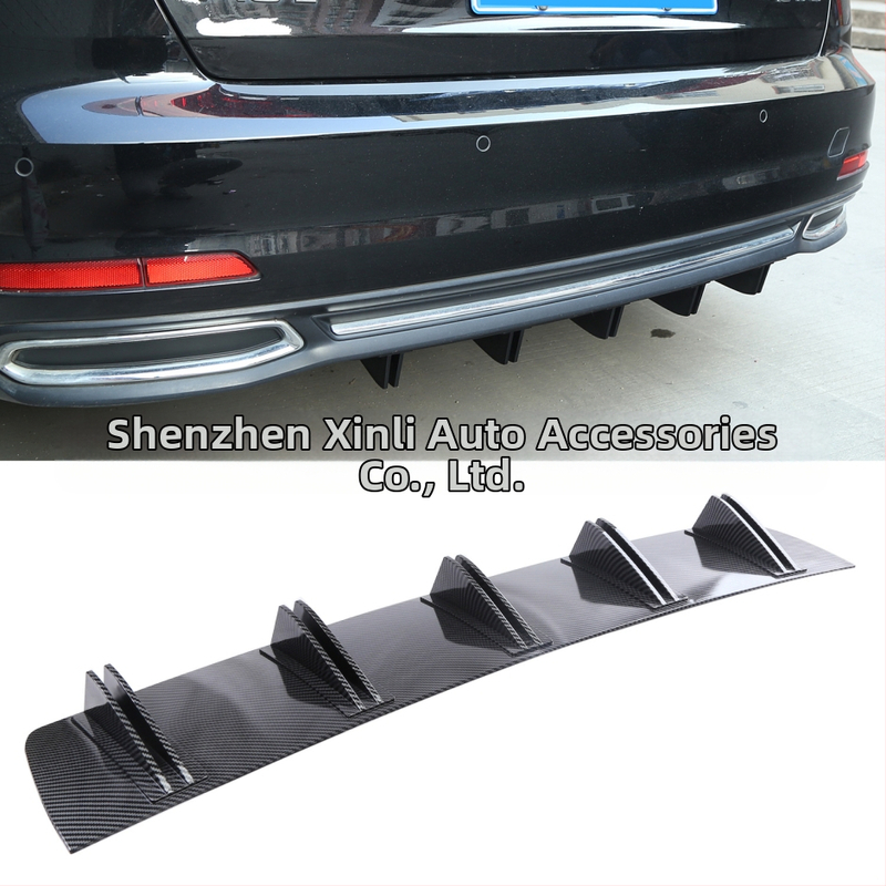 Заден спойлер за броня, универсален триъгълен разделен дизайн, материал PP, модел 6091, тегло 678 g