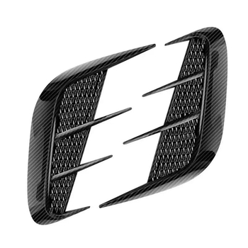 Αυτοκινητικά αυτοκόλλητα – BREE NO.1, καθολικά, πλαστικά, shark-gill αεραγωγοί για πόρτες, φέρινγκ, μπροστινό και πίσω προφυλακτήρα