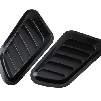 Dekoratīvā uzlīme auto motora kapotei ventilam, ABS, TM-368 modelis, pielāgojama, vispārēja savietojamība