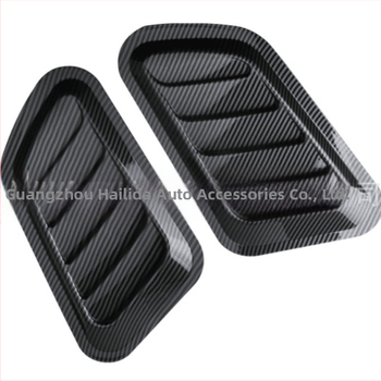 Dekoratīvā uzlīme auto motora kapotei ventilam, ABS, TM-368 modelis, pielāgojama, vispārēja savietojamība