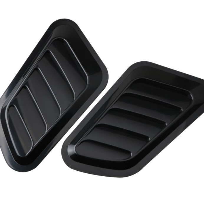 Dekoratīvā uzlīme auto motora kapotei ventilam, ABS, TM-368 modelis, pielāgojama, vispārēja savietojamība