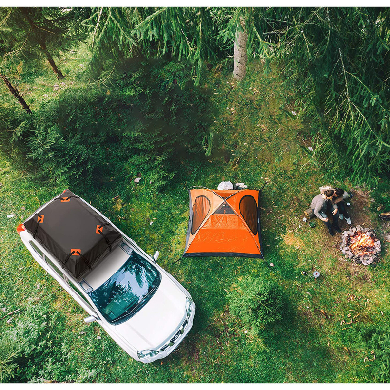 Sac de plafon exterior pentru mașină de dimensiune medie — Personalizabil, spațiu de depozitare pe acoperiș pentru camping
