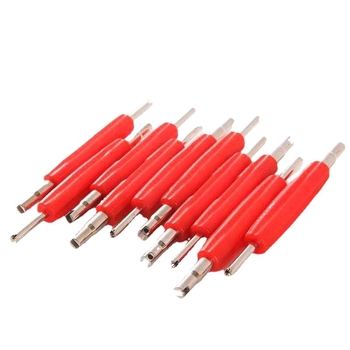 Bo Mai κλειδί πυρήνα βαλβίδας — Διπλής χρήσης εργαλείο εγκατάστασης και αφαίρεσης, πλαστικό + σίδηρος, συσκευασμένο σε σακούλα.