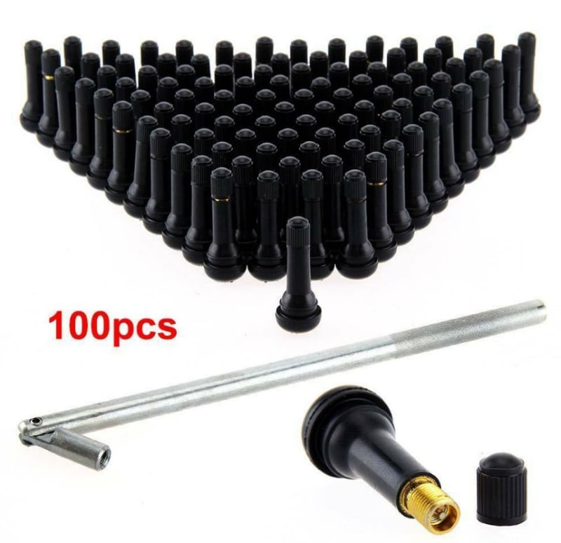 Valvă tubeless Tianjia – din cauciuc, cu miez de valvă, cavitatea comună a miezului, snap-on, universal