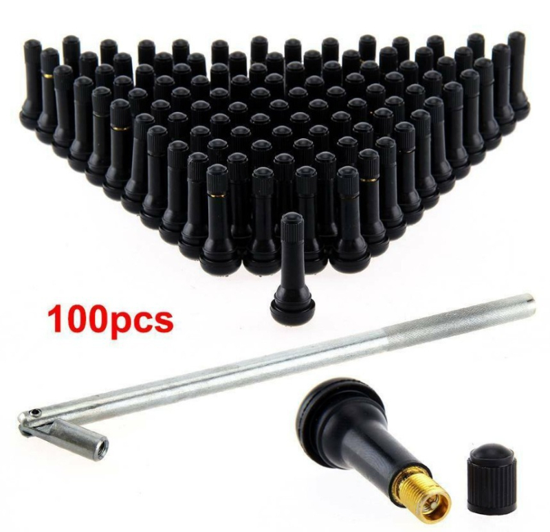 Valvă tubeless Tianjia – din cauciuc, cu miez de valvă, cavitatea comună a miezului, snap-on, universal