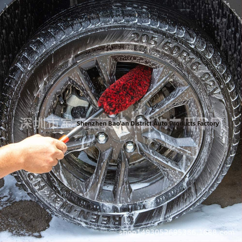 Čistiaca kefa na stred kolesa pre auto, typ: čistiaca kefa, model: kefa na stred kolesa, materiál: vlákna