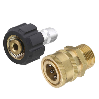 Σετ συνδετήρων σωλήνα υψηλής πίεσης για πιστόλι νερού, ορειχάλκινοι συνδετήρες, σετ μετατροπών, διμελές