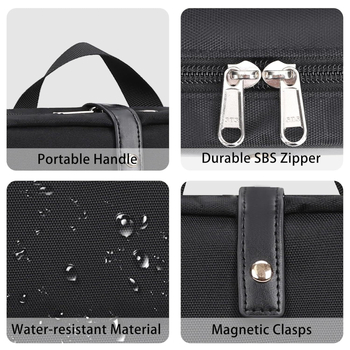 Senze SZ-240410 Κύβος Νάιλον Νεσεσέρ Καλλυντικών για Ταξίδι και Αποθήκευση Μακιγιάζ Πινέλων