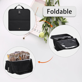 Senze SZ-240410 Κύβος Νάιλον Νεσεσέρ Καλλυντικών για Ταξίδι και Αποθήκευση Μακιγιάζ Πινέλων