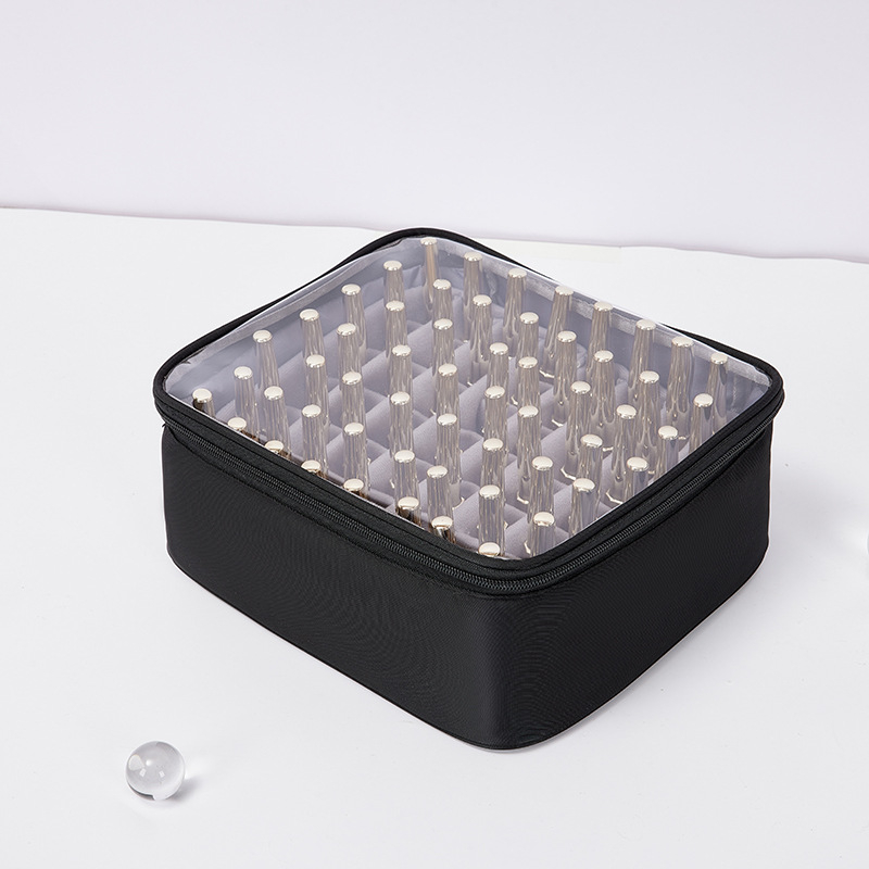 Taška na uskladnenie lakov na nechty – Oxford látka, podšívka bavlna, rozšírenie, domáce použitie, leto 2024