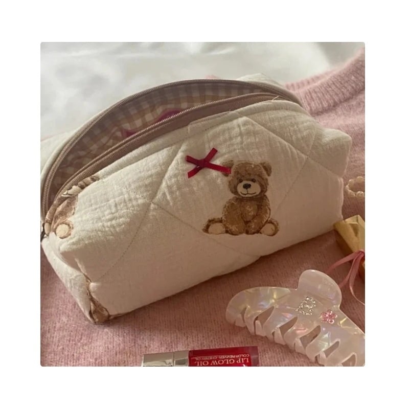 Чанта за козметика и тоалетни принадлежности с принт на мечета, голям капацитет, памучен материал, подплата от памук, водоустойчива, марка Youzhi