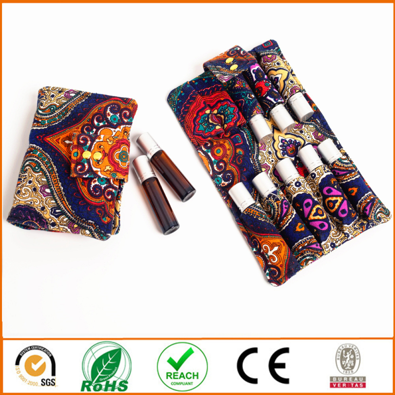 Torba za bočicu eteričnog ulja, platnena, 10-komplet, model 0911, pogodna za putovanja