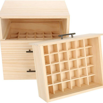 Ξύλινο επιτραπέζιο κουτί αποθήκευσης για αιθέρια έλαια με διαχωριστικά, 8 διαμερίσματα, δυνατότητα εκτύπωσης λογότυπου
