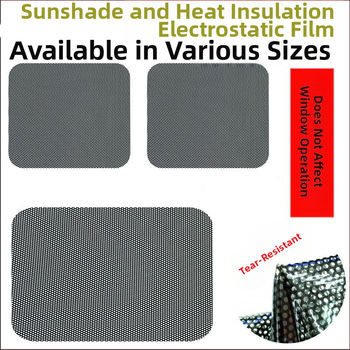 Automobilio lango saulės skydelio filmas su elektrostatiniu prilipimu, šiluminė izoliacija, universalus modelis; Prekės ženklas: Yuxiang margin; Medžiaga: Tin Paper; Montavimas: Klijavimas; Pritaikytos dalys: Langas; Pritaikomi modeliai: Universalus