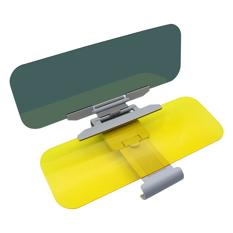 Autóvezetői szemvédő polarizált látás, éjjellátás, tükröződésmentes lencse, nappal-nappal kettős használat, napellenző