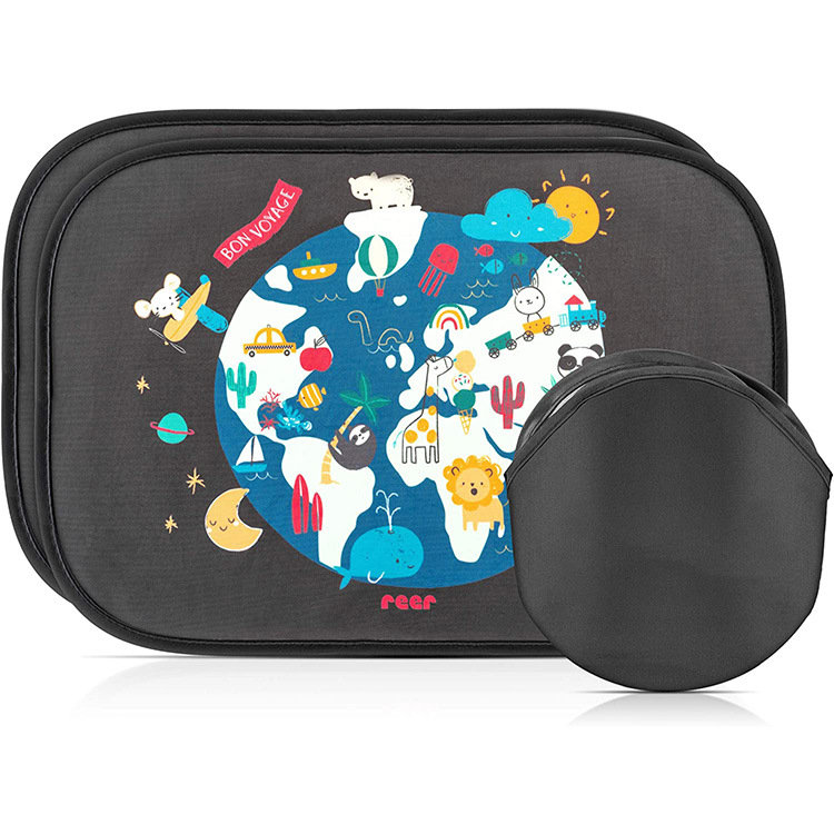 Automobilio skydelis iš nailono tinklo, montavimas su siurbtuku, pritaikytas raštas, logotipo spauda, svoris 0.07 kg