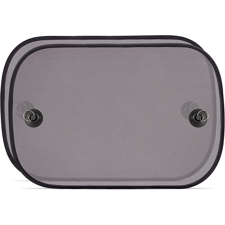 Autó napellenző nylon hálóval, szívófejes rögzítés, testreszabható mintázat, logó nyomtatás, tömeg 0.07 kg