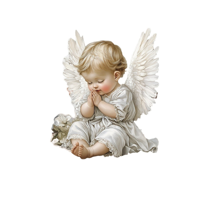 Akrüül Boheemlase ingli kuju – kaasaegse kunsti dekoratsioon kodu/kontorile, laua palvusefiguur, rahu ja armastuse sümbol