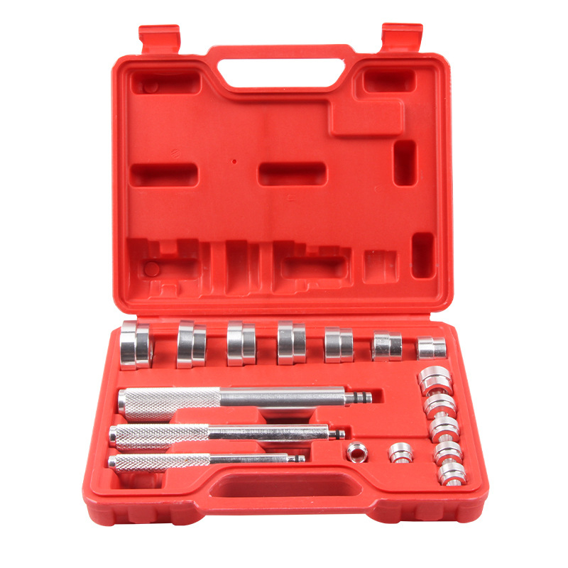 Инструмент за демонтаж и монтиране на лагер на предното колело на автомобил – Oldsky 17‑части комплект, нетно тегло 0,9 кг, за домашна употреба и ремонт на машини