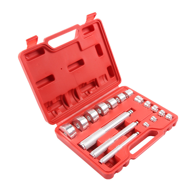 Инструмент за демонтаж и монтиране на лагер на предното колело на автомобил – Oldsky 17‑части комплект, нетно тегло 0,9 кг, за домашна употреба и ремонт на машини