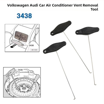 Εργαλείο αφαίρεσης εξόδου κλιματισμού – μεταλλική κατασκευή, άγκιστρο αφαίρεσης ταμπλό αυτοκινήτου, εργαλείο επισκευής αυτοκινήτου