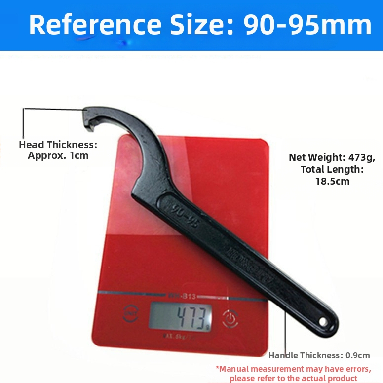 Základný anglický názov by mohol znieť: "Crescent wrench with hook jaw and electrophoresis hook-head design". Aby bolo dodržané pravidlo 3–5 technických parametrov (bez farby a veľkosti) a vyholili sa reklamné výrazy, potvrďte prosím, či je táto základná f