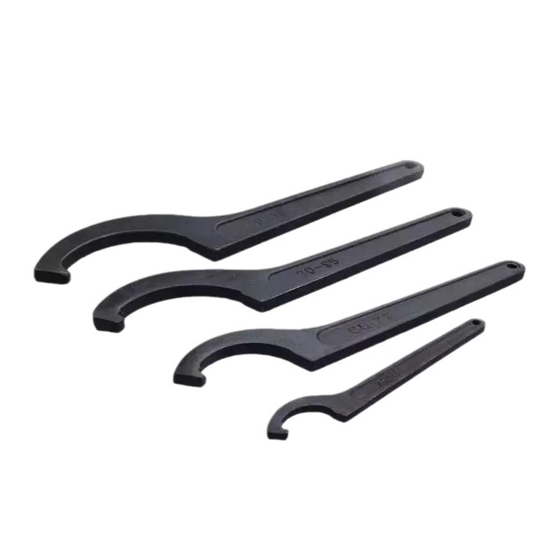 Baasil English pealkiri võiks olla: "Crescent wrench with hook jaw and electrophoresis hook-head design". Kol ei ole kinnitatud 3–5 tehniliste parameetrite reegel (ilma värvi ja suuruseta) ning reklaamiavalduslikke termineid vältida, palun kinnita, kas see