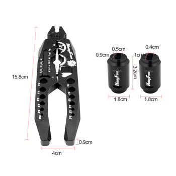 HOBBYFANS daudzfunkcionālas knaibles, vilkšanas stieņa instruments, atslēga ar lodīšu galvu